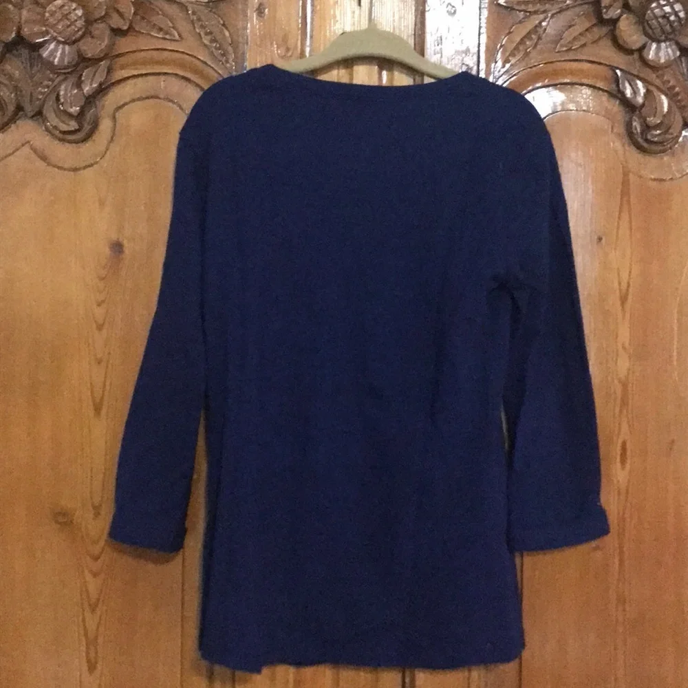 Justice Long Sleeved Navy with Reversing Sequins